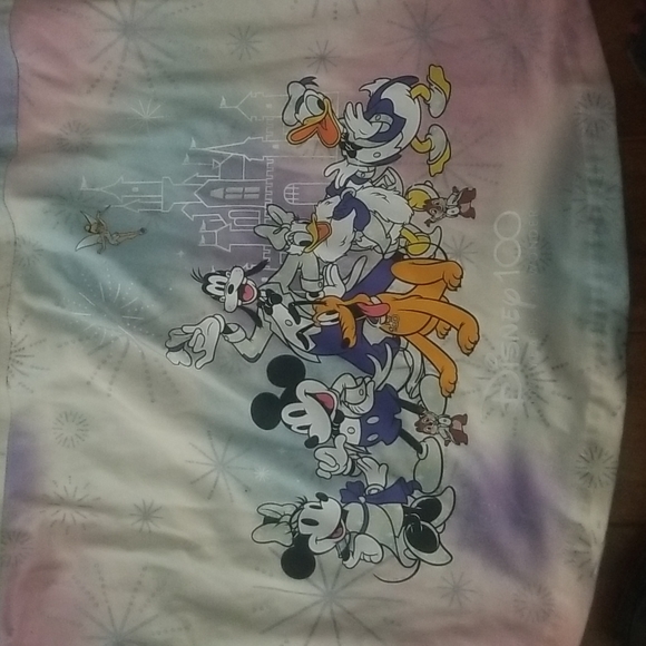 Disney Parks Disney 100 Years of Wonder Mickey & Minnie Gray Long Sleeve T-Shirt - Picture 4 of 4